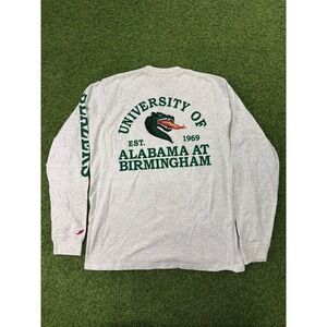 UAB Blazers Shirt Mens Large Gray League Established 1991 Football Graphic‎ Logo